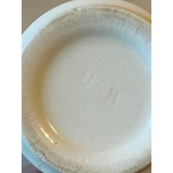 Vtg Butterfly Made In USA Stamped Coffee Cup Mug Boho Retro Kitchy - Picture 6 of 6